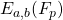 E_{a,b}(F_p)