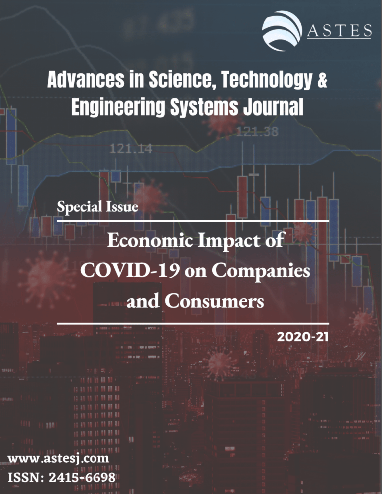 Special Issue on the Economic Impact of COVID-19 on Companies and Consumers 2020-21