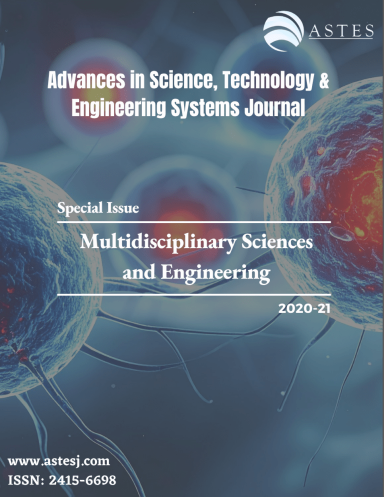 Special Issue on Multidisciplinary Sciences and Engineering 2020-21
