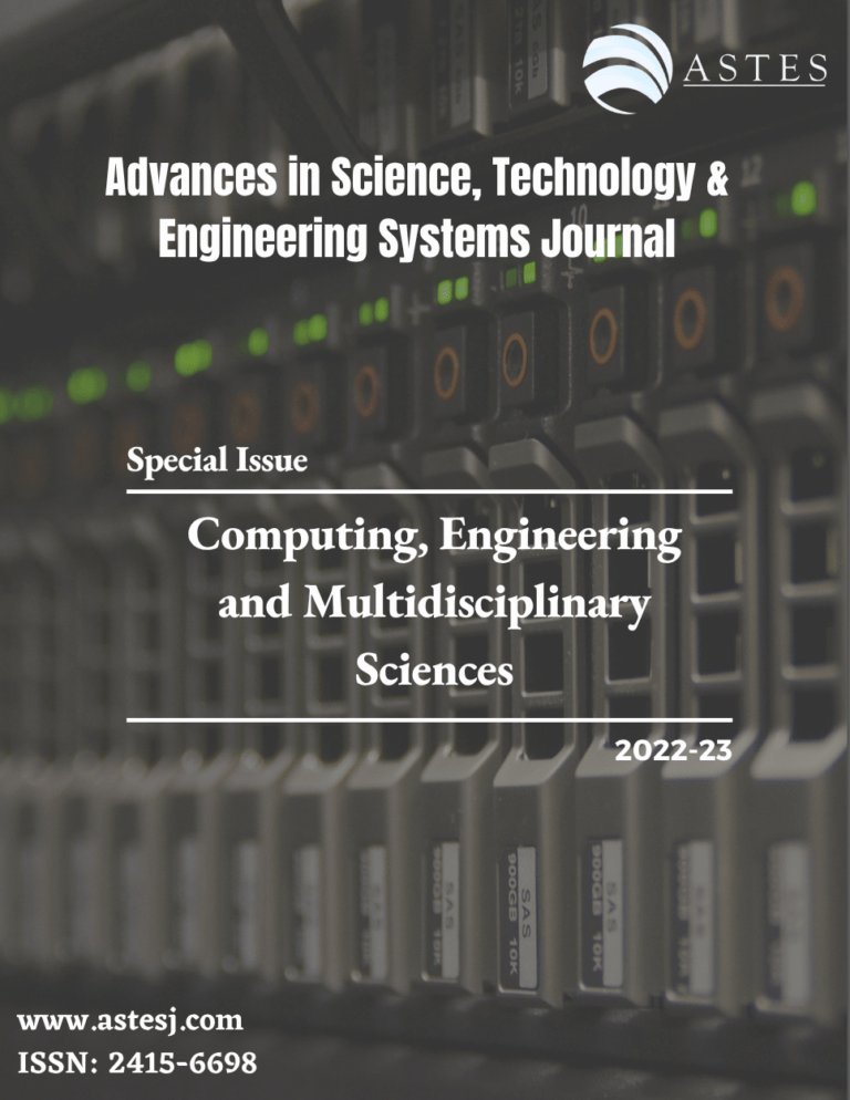 Special Issue on Computing, Engineering and Multidisciplinary Sciences 2022-23