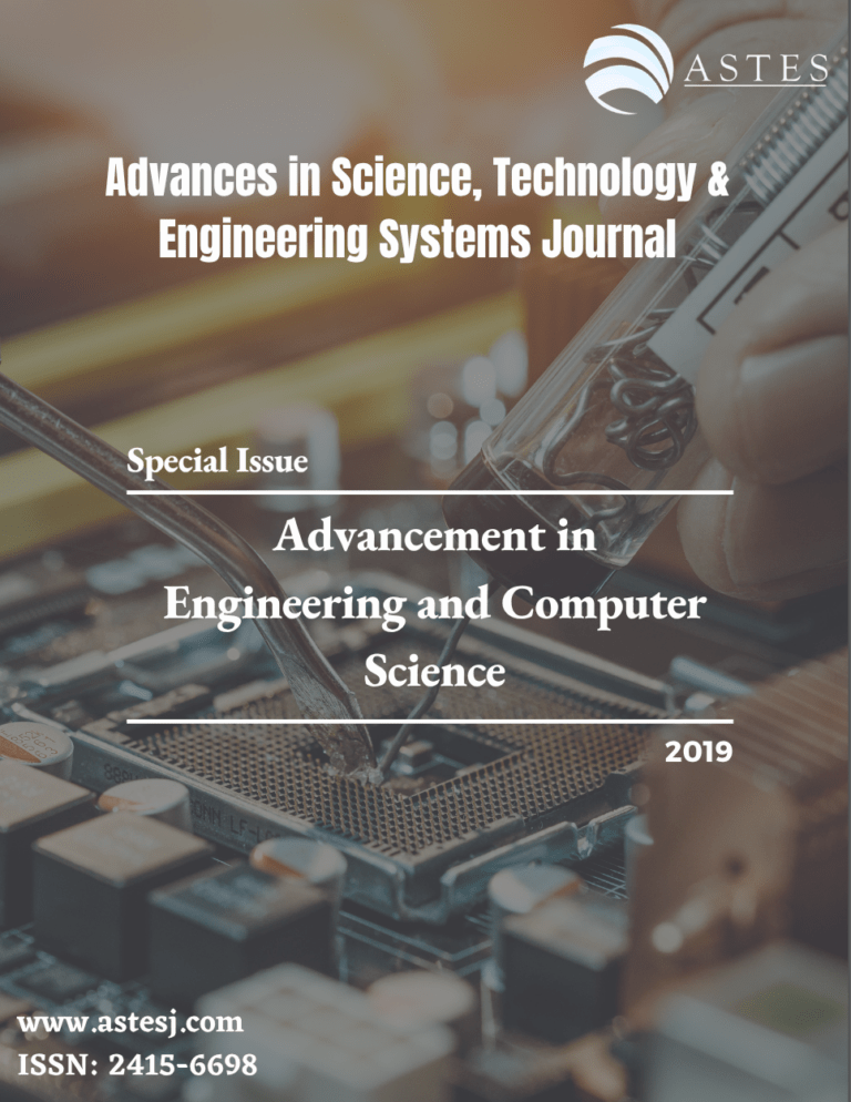Special Issue on Advancement in Engineering and Computer Science 2019